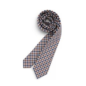 Nordstrom Boys Plaid Cotton Tie One Size Red Blue 4NC8-3004